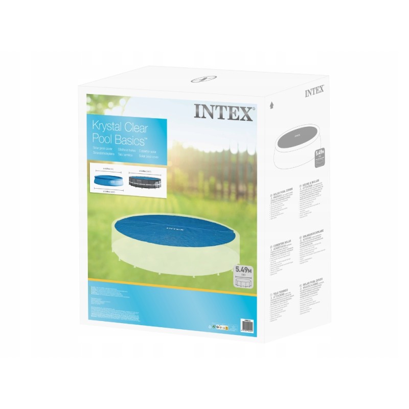 Saulės folijos danga baseinui 549 cm intex 28015