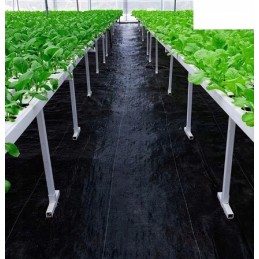 Stiprus nuo piktžolių kilimėlio agrotekstilė 0,8 m x 50 m nemokamai 50 vnt inkarų - laikina akcija