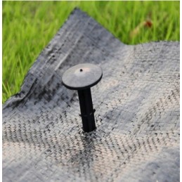 Stiprus nuo piktžolių kilimėlio agrotekstilė 0,8 m x 50 m nemokamai 50 vnt inkarų - laikina akcija