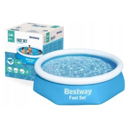 Išplėtimo baseinas 244x61 bestway greitai nustatyta vasara