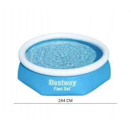 Išplėtimo baseinas 244x61 bestway greitai nustatyta vasara