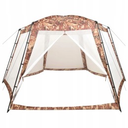 Vidaxl baseino palapinės audinys 590x520x250 kamufliažas