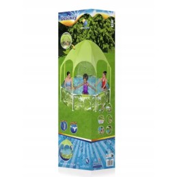 Sodo karkasinis baseinas vaikams 244 cm x 51 cm bestway 56432 žalias