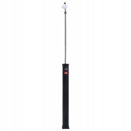 Sodo saulės dušas juodas 215cm 8 l