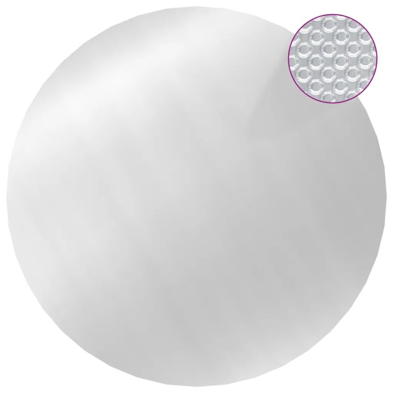 Vidaxl sidabrinė baseino folija 549 cm pe