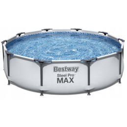 Bestway baseinas 305x76 siurblys stelaz plieno pro maks