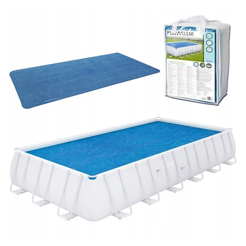 Saulės kolektorius baseinui 732x366cm bestway 58228