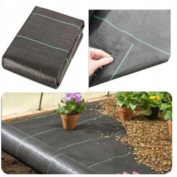 Juoda agrotekstilė 1,1m x 50m 70g/m2