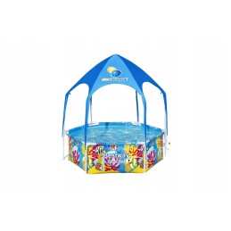 Karkasinis baseinas su stogu 183x51 cm bestway 5618t