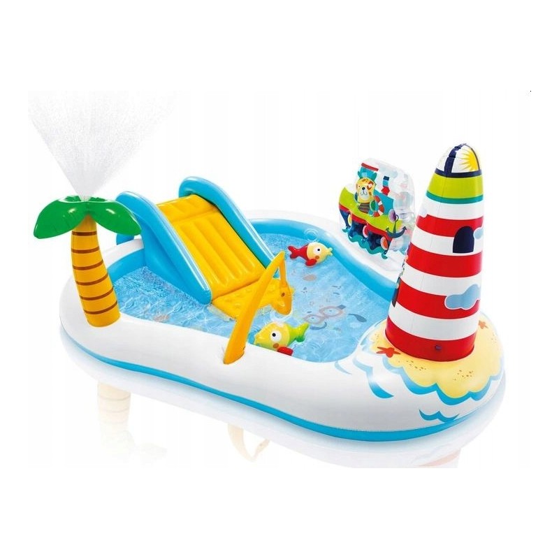 Intex baseinas, pripučiama žaidimų aikštelė, žvejyba 57162