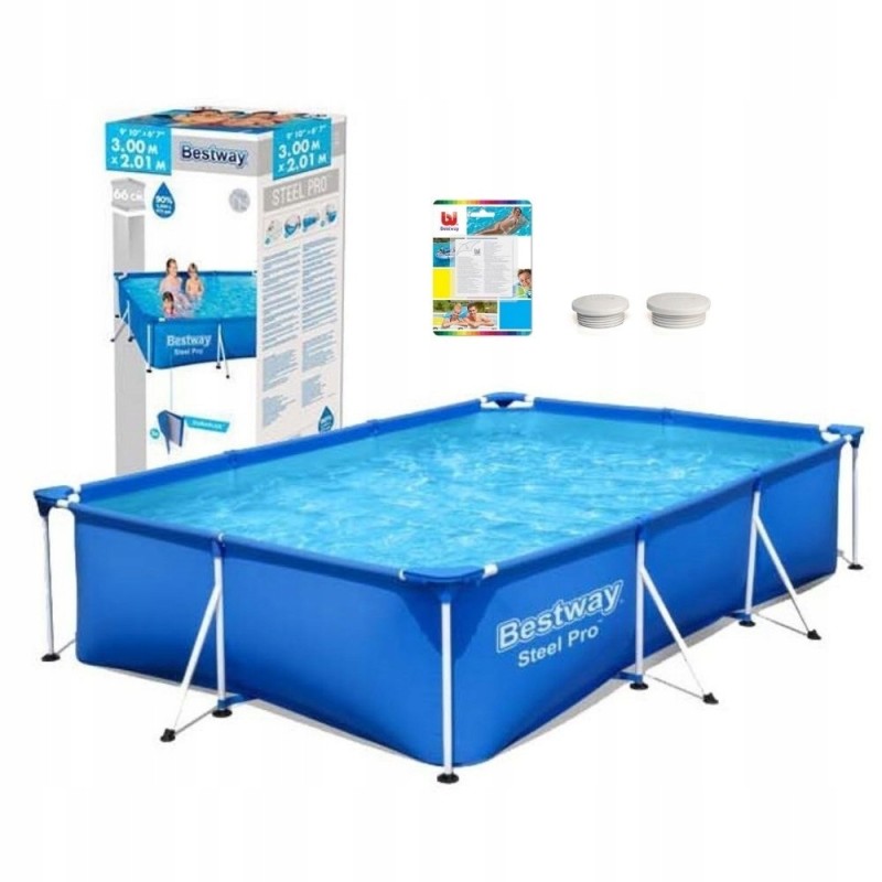Sodo rėmo baseinas 300x201x66 bestway 56404