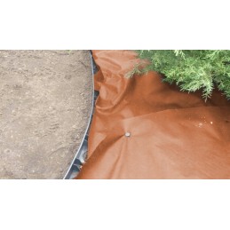 GF agrotekstilė piktžolėms UV P-50 1,1x80m ruda