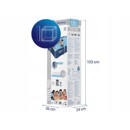Sodo baseinas 300x201x66 rėmas su siurbliu bestway 56411 modelis 2024