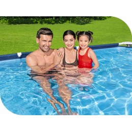 Sodo baseinas 300x201x66 rėmas su siurbliu bestway 56411 modelis 2024