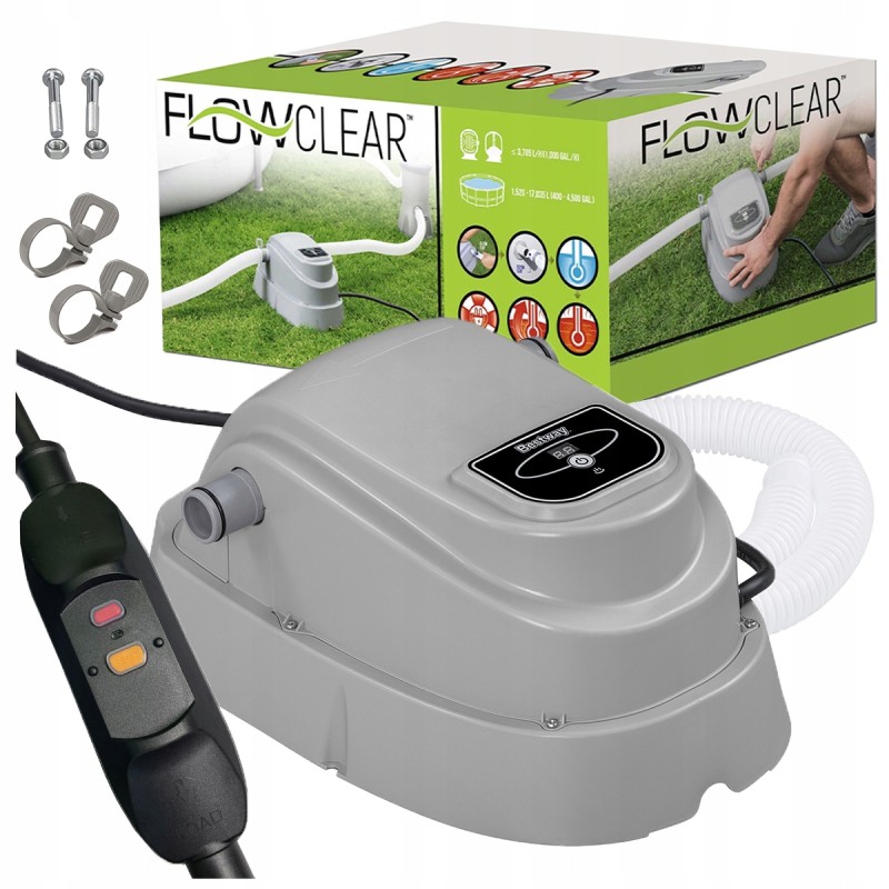 Automatinis baseino vandens šildytuvas elektriniam baseinui bestway 58259