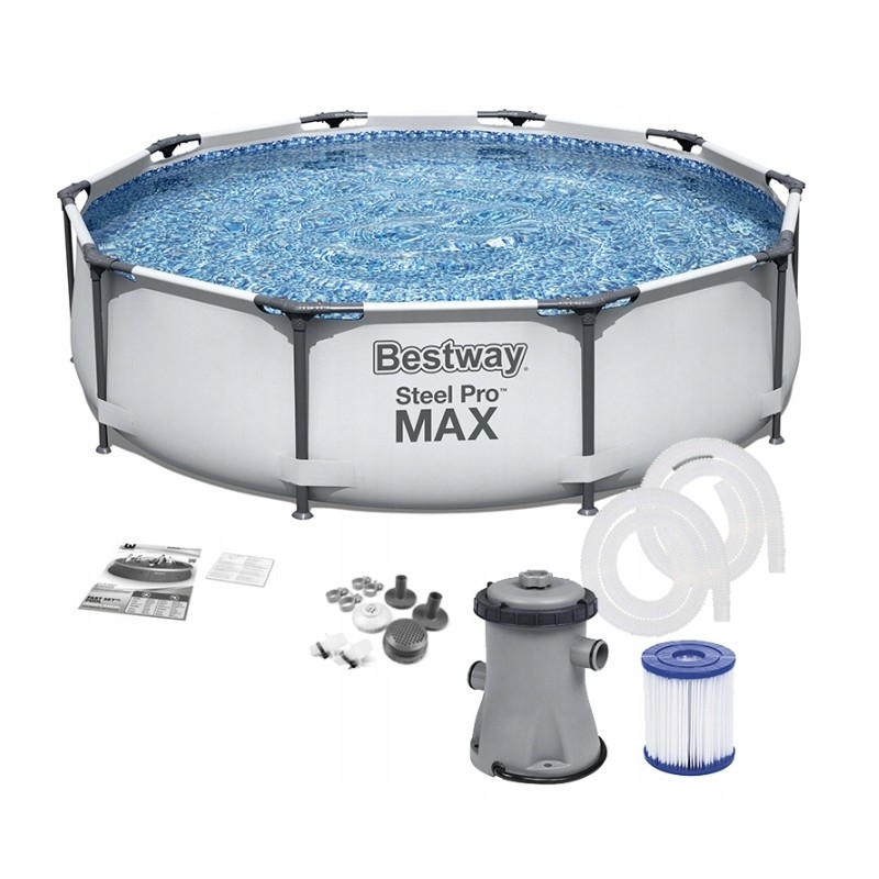 Bestway 56408 plieno pro baseino 305x76cm filtro siurblys