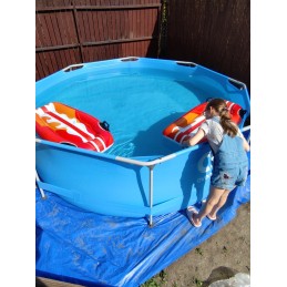 19in1 rėmas sodo baseinas 305x76 siurblio dangčio kilimėlis chloro filtrų rinkinys