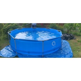 19in1 rėmas sodo baseinas 305x76 siurblio dangčio kilimėlis chloro filtrų rinkinys