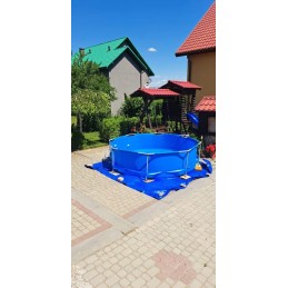 19in1 rėmas sodo baseinas 305x76 siurblio dangčio kilimėlis chloro filtrų rinkinys