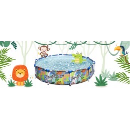 Apvalaus rėmo sodo baseinas 305x66cm bestway