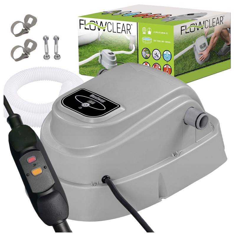 Elektrinis baseino vandens šildytuvas baseinui 2800w bestway 58259