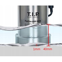 Antgalis Flatone 6000 nerūdijančio plieno baseino vandens siurblys