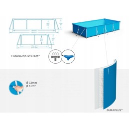 Bestway 56403 rėmo baseinas 259x170x61cm