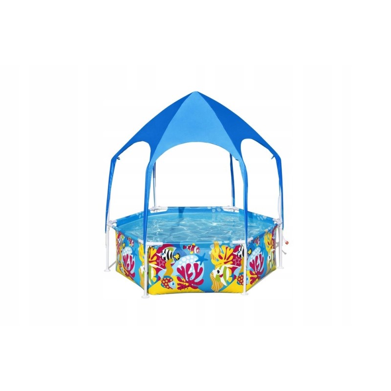Karkasinis sodo baseinas su stogu 183 cm x 51 cm bestway 5618t