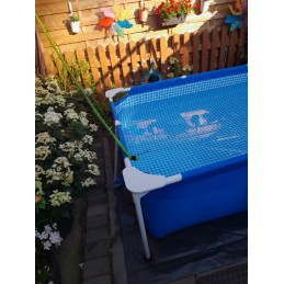 Plieninis sodo baseinas 260 x 160 x 65 cm rinkinys 6in1 intex 28271