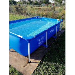 Plieninis sodo baseinas 260 x 160 x 65 cm rinkinys 6in1 intex 28271