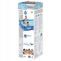 Bestway plieno pro baseinas 221x150x43cm