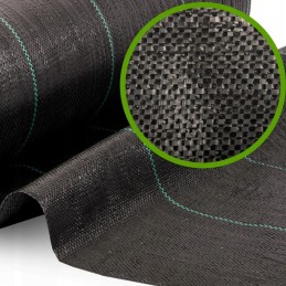 Juodas nuo piktžolių agrotekstilės skardenas 90g 1,1x50m