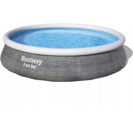 Bestway pripučiamas baseinas, greitas, apvalus 366 x 76 cm 57273