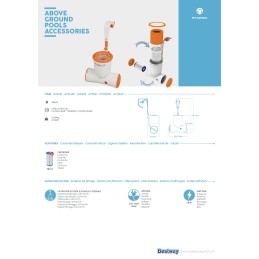 Baseino siurblys 3974l h bestway 58469