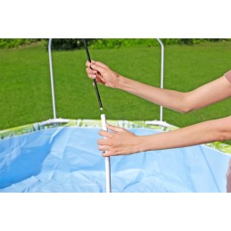 Sodo karkasinis baseinas vaikams 244 cm x 51 cm bestway 56432 žalias