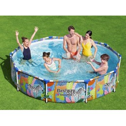 Bestway apvalaus rėmo baseinas 305x66 56985