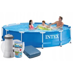 8in1 rėmo sodo baseinas 366x76 intex 28212