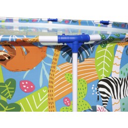 Zebra apvalaus rėmo baseinas vaikams bestway 305 66 cm 10ft