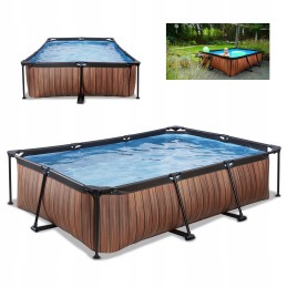 Didelio rėmo sodo baseinas 300x200 cm filtro siurblys baseinui 3700 l