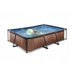 Didelio rėmo sodo baseinas 300x200 cm filtro siurblys baseinui 3700 l