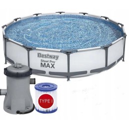7in1 rėmo baseinas pro max 366x76 bestway 56416