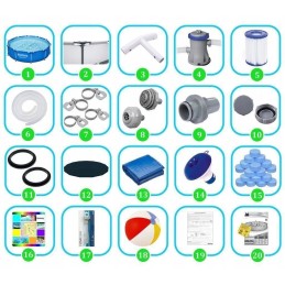 Apvalus sodo rėmo baseinas 366x76cm bestway