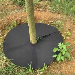 Apvali agrotekstilė, apskritimas medžiams, sodinukai piktžolėms, veltinis, 32 cm