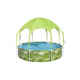 Sodo karkasinis baseinas vaikams 244 cm x 51 cm bestway 56432 žalias