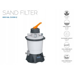 Bestway smėlio siurblys baseinui 3028 lh 58515