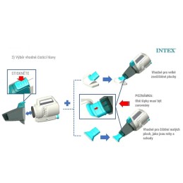 Intex 28628 belaidis dulkių siurblys baseinų valymui