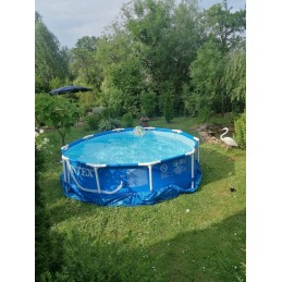 Apvalus sodo rėmo baseinas 305x76 cm mega rinkinys 10in1 intex 28208