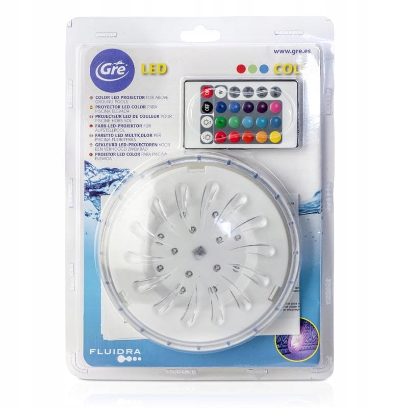 LED baseino lempa, spalvingas baseino apšvietimas