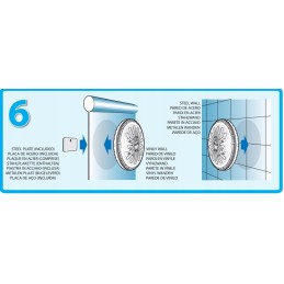 LED baseino lempa, spalvingas baseino apšvietimas