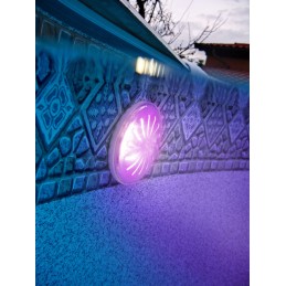 LED baseino lempa, spalvingas baseino apšvietimas